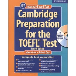 Cambridge Preparation TOEFL Test 4th Ed with CD-ROM and Audio CDs (8) Pack