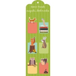 Magnetic Bookmarks: Forest Friends