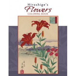 Hiroshige's Flowers. Coloring Book