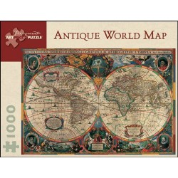 Antique World Map. 1000 Piece Puzzle