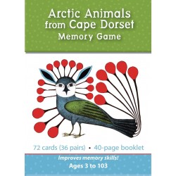 Arctic Animals from Cape Dorset. Memory Game 
