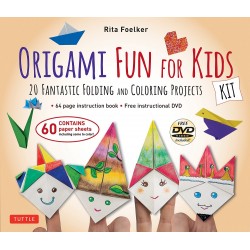 Origami Fun for Kids Kit: 20 Fantastic Folding and Coloring Projects