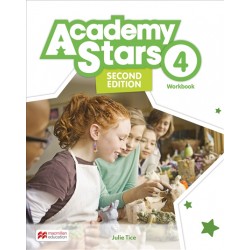 Обложка Academy Stars Second Edition Level 4 Workbook with Digital Workbook Academy Stars Second Edition Level 4 Workbook with Digital Workbook