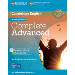 Complete Advanced Second edition SB Pack (SB with answers with CD-ROM and Class Audio CDs (2))