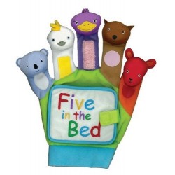Hand-Puppet Board Books: Five in the Bed 