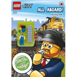 Lego City: All Aboard! Activity Book with Lego Minifigure