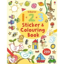 123 Sticker and Colouring Book