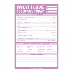 What I Love about You Today. Pad