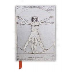 Foiled Journal: Da Vinci's Vitruvian Man [Hardcover]