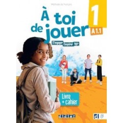 A toi de jouer 1 A1.1 Livre + cahier + didierfle.app