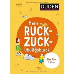 Mein Ruckzuck-Übungsblock Das Abc 1. Klasse