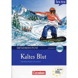 DaF-Krimis: A1/A2 Kaltes Blut mit Audio CD