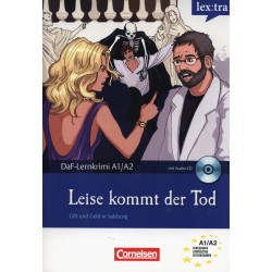 DaF-Krimis: A1/A2 Leise kommt der Tod mit Audio CD