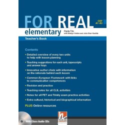 FOR REAL Elementary Teacher's Book with Class Audio CDs