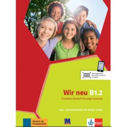 Обложка WIR neu B1.2 Lehr- und Arbeitsbuch mit Audios online / Підручник та зошит учня з онлайн-аудіо WIR neu B1.2 Lehr- und Arbeitsbuch mit Audios online / Підручник та зошит учня з онлайн-аудіо