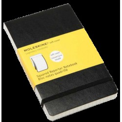 Записник Moleskine Reporter кишеньковий / Клітина Чорний М’який