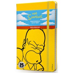 Записник Moleskine Simpson середній / Лінійка Жовтий