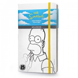 Записник Moleskine Simpson середній / Лінійка Білий
