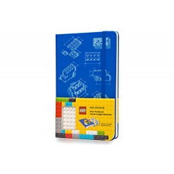 Записник Moleskine LEGO-14 середній / Нелінований Блакитний