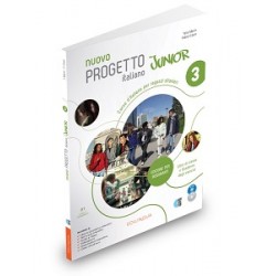 Обложка Progetto Italiano Junior Nuovo 3 Libro & Quaderno dell’insegnante + CD audio + DVD Progetto Italiano Junior Nuovo 3 Libro & Quaderno dell’insegnante + CD audio + DVD